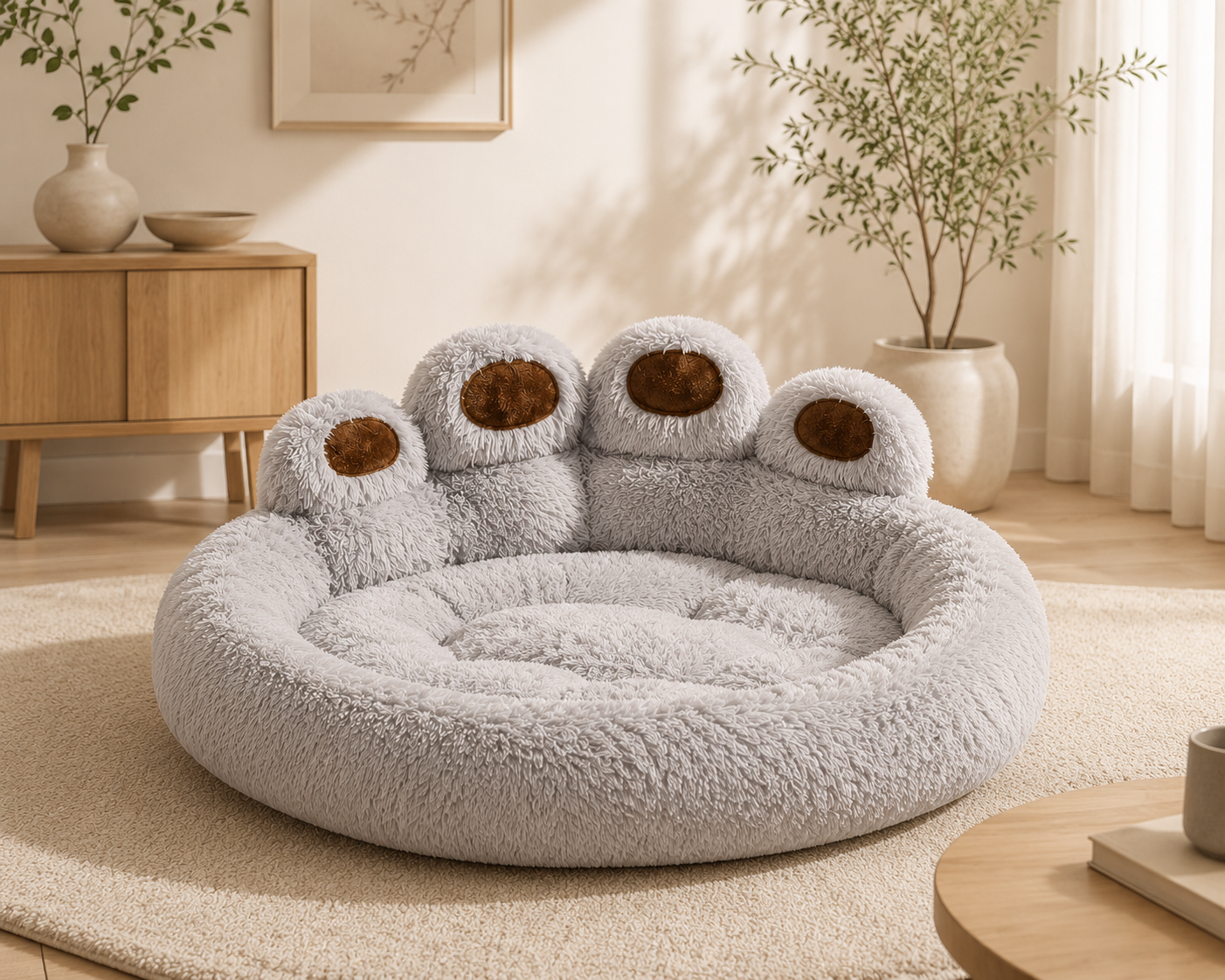CalmaPaws Cloud Paw Bed
